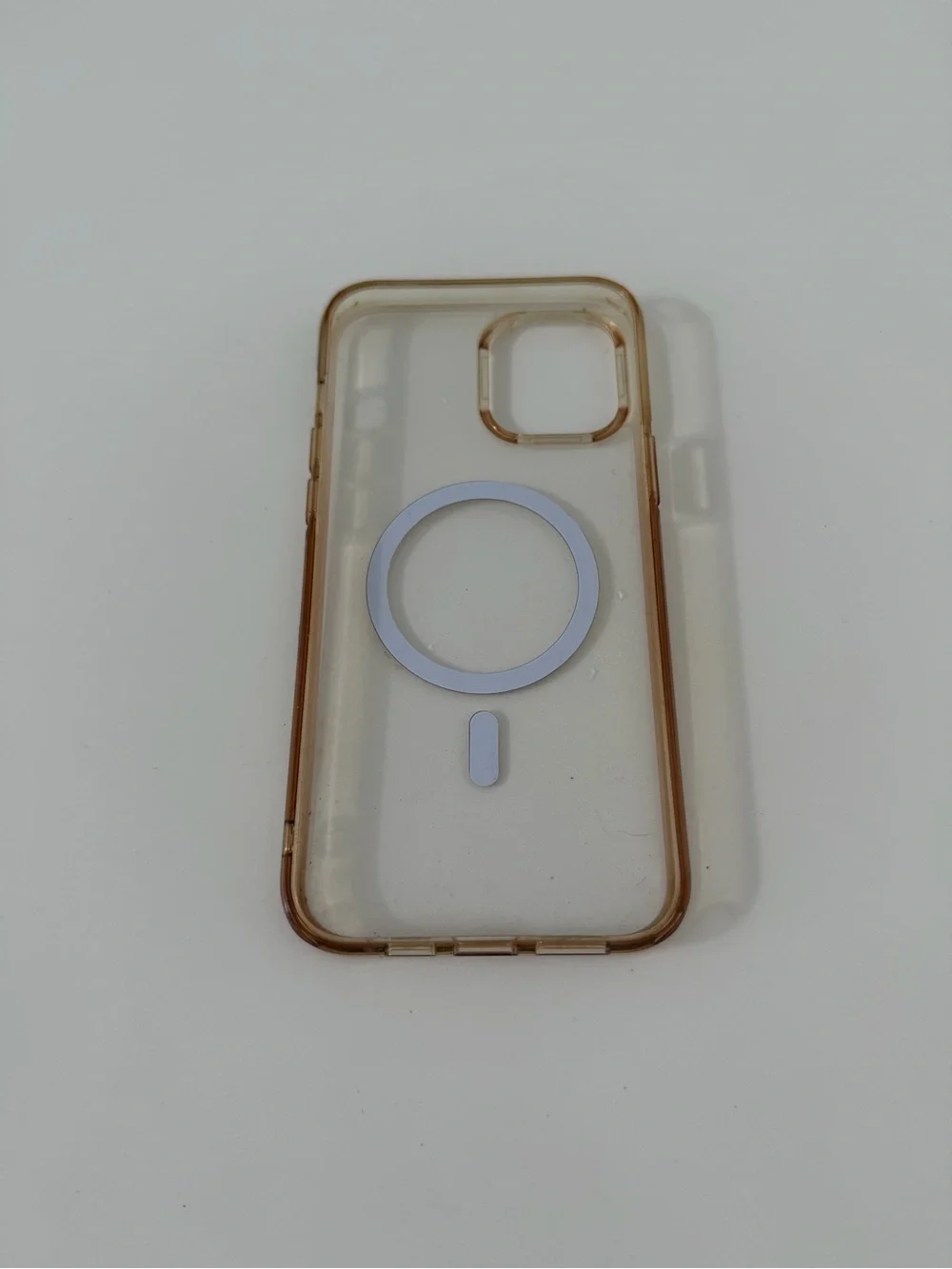 Clear Phone Case with MagSafe Ring and 2 Screen Protectors - Transparent